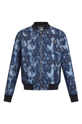 Jacquard Denim Bomber Monogram