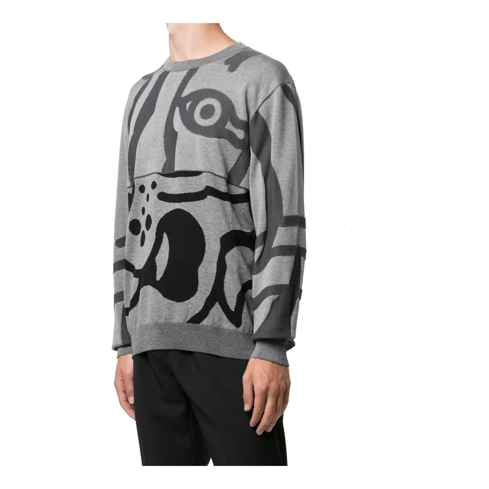 Kenzo Abstracte Tijger Sweatshirt Multicolor Heren