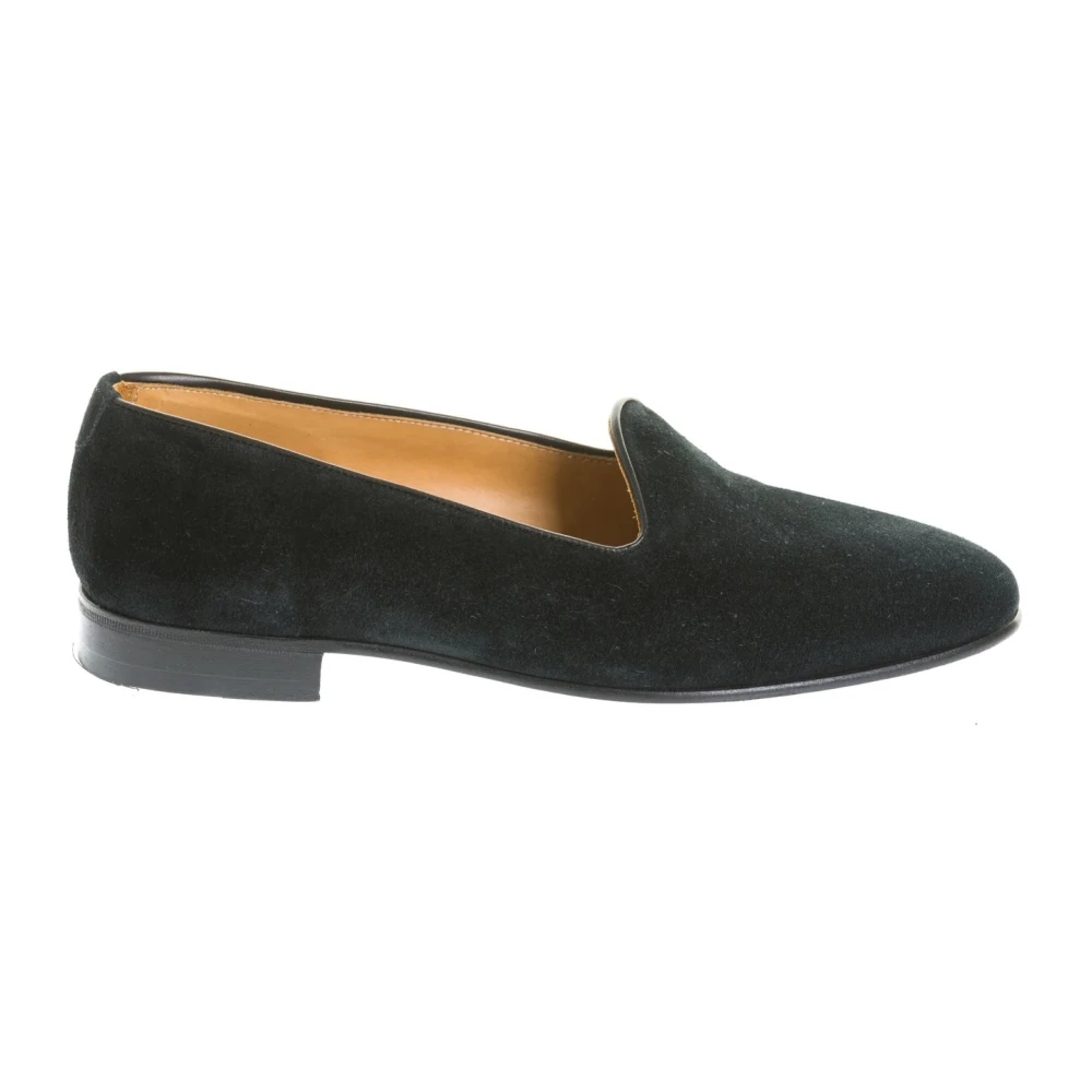 Berwick Svarta Läder Slip-On Skor Black, Herr