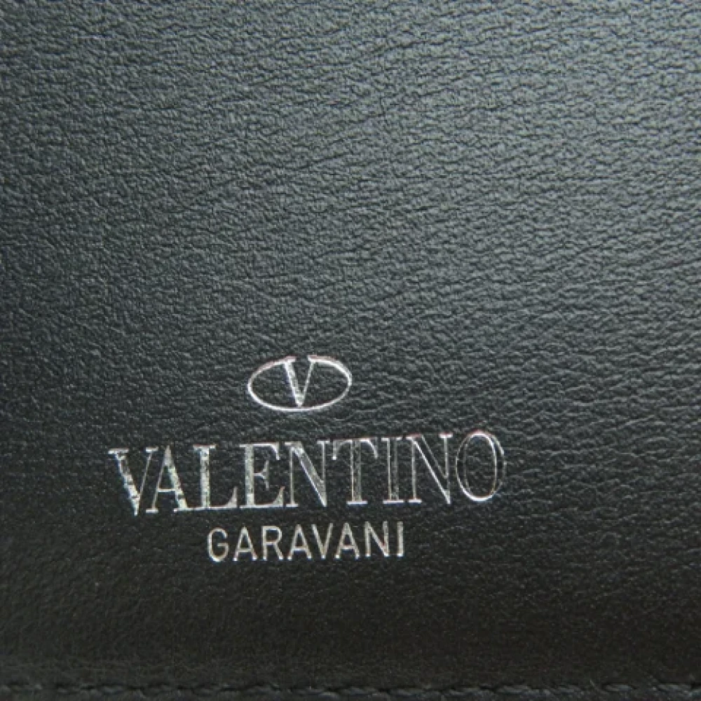 Valentino Vintage Pre-owned Nylon wallets Black Heren
