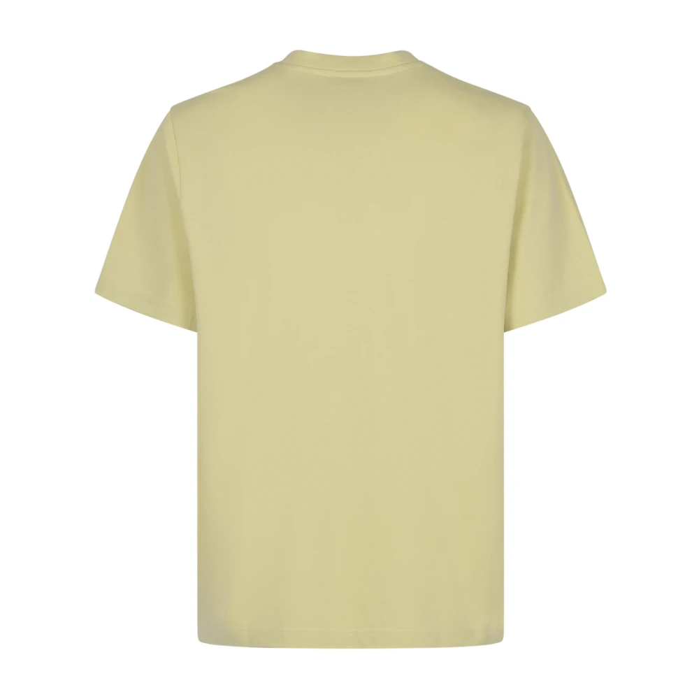 Maison Kitsuné Handgeschreven Comfort T-shirt Yellow Heren