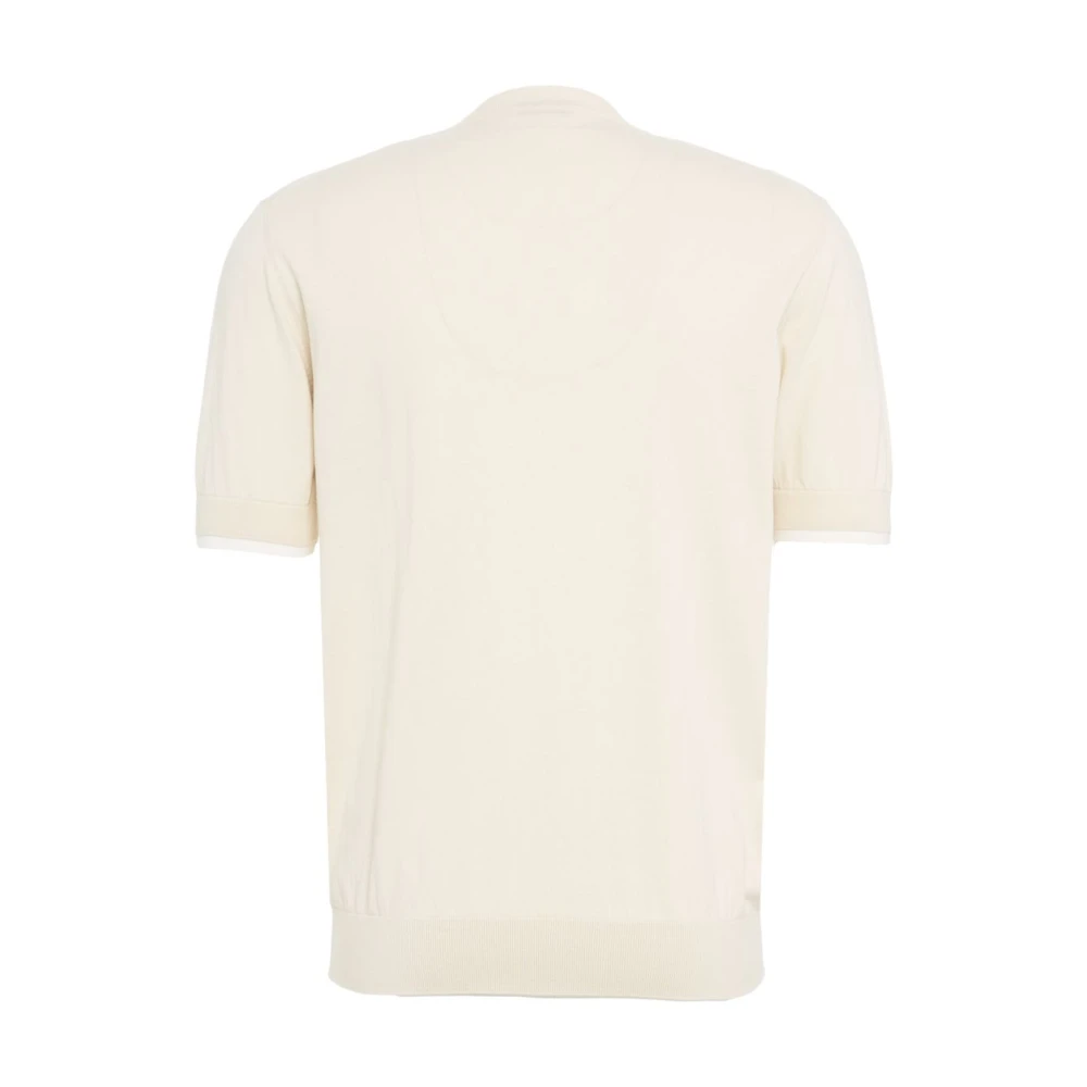 Paolo Pecora Beige Crew Neck T-Shirt Ss25 Beige Heren