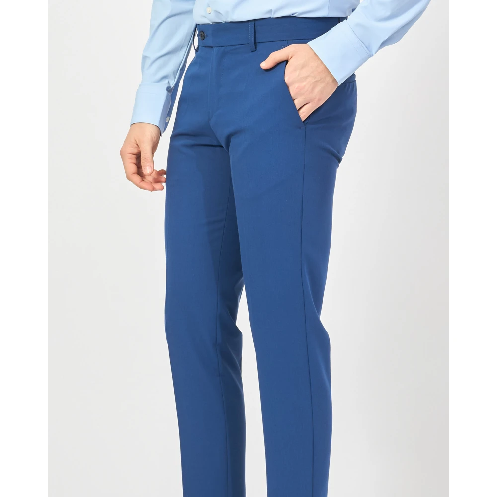 Mulish Blauwe Jurken Slim Fit Tenerife Blue Heren