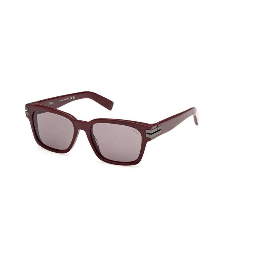 Zegna Red Sunglasses, Unisex, 55 Mm, Authentic Glasses With Top-Notch Service