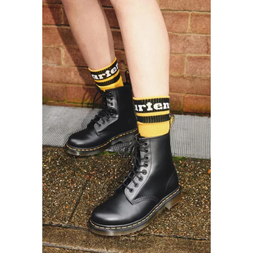 Dr. Martens Athletic Logo Sokken Yellow Heren