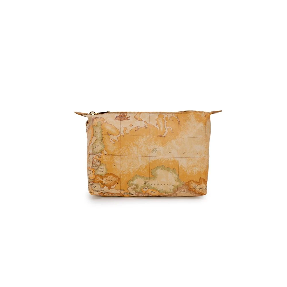 Alviero Martini 1a Classe Beige Polyester-Leren Dames Clutch Accessoire Beige Dames