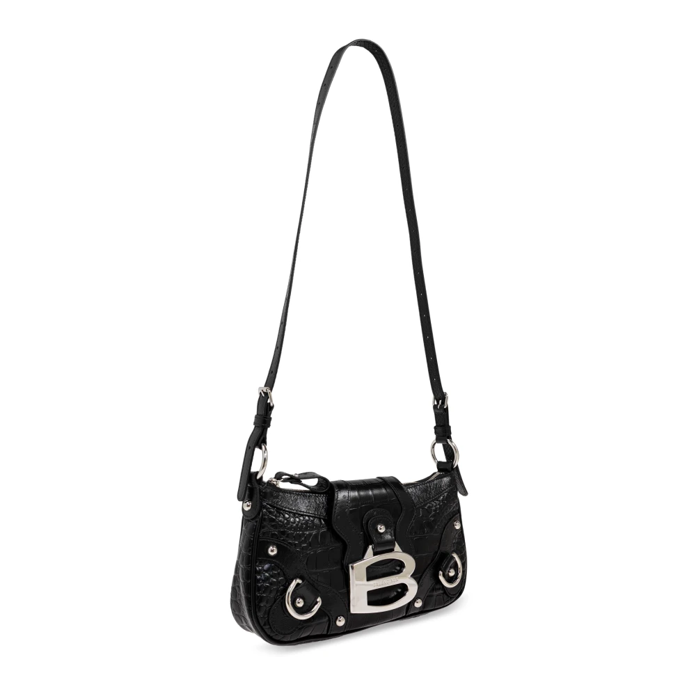 Balenciaga Schoudertas Essex Klein Black Dames