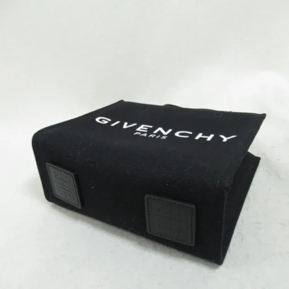 Givenchy Pre-owned Canvas shoulder-bags Black Dames