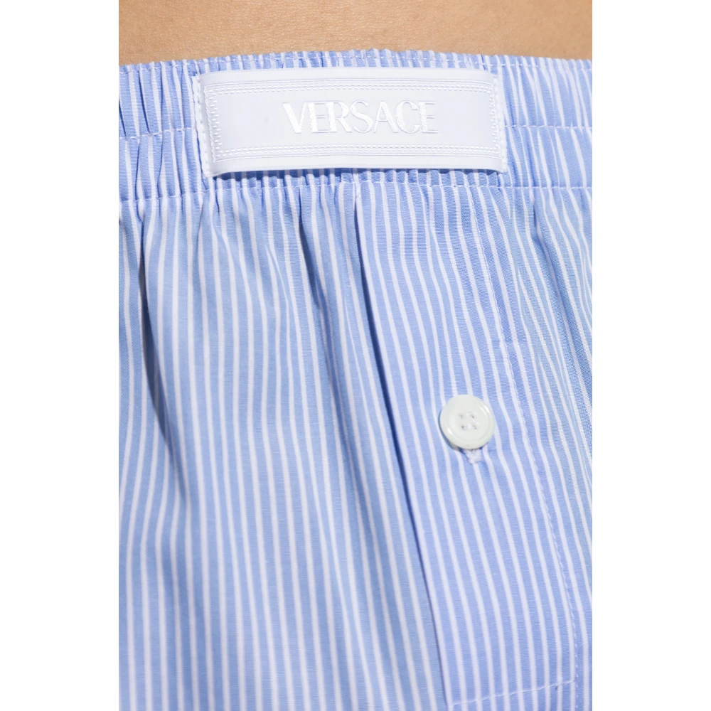 Versace Katoenen boxershorts Blue Heren