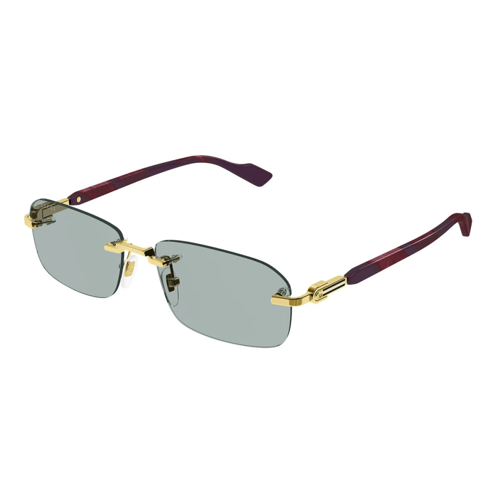 Gucci Unisex Yellow Rectangle Sunglasses - Sunglasses - 56 Mm - Accessories