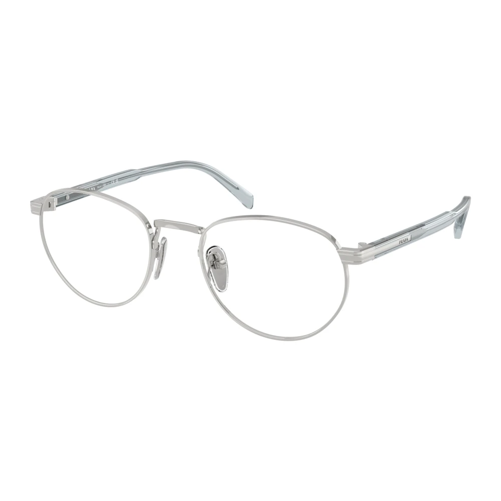 Prada Men's Gray Glasses, 51 Mm, Stylish Eyeglasses