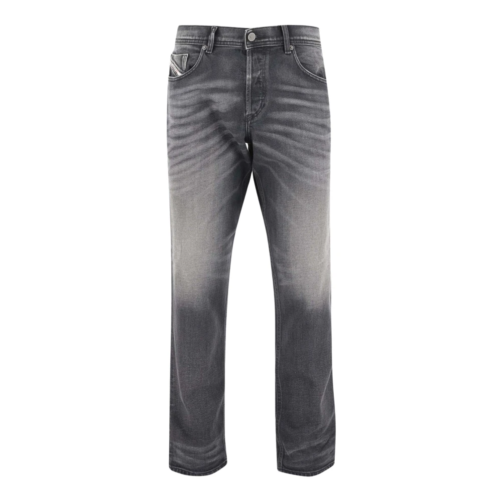 Diesel Stretch Katoen Denim Jeans Regular Fit Gray Heren