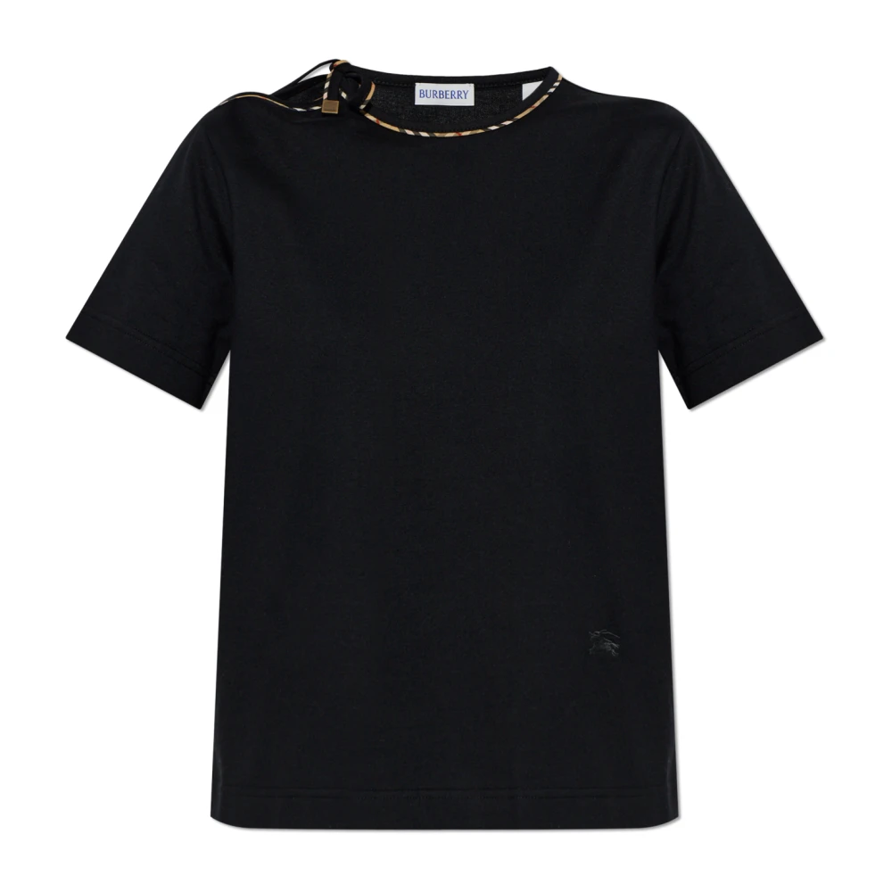 Burberry Donna Nero Top, L, New,