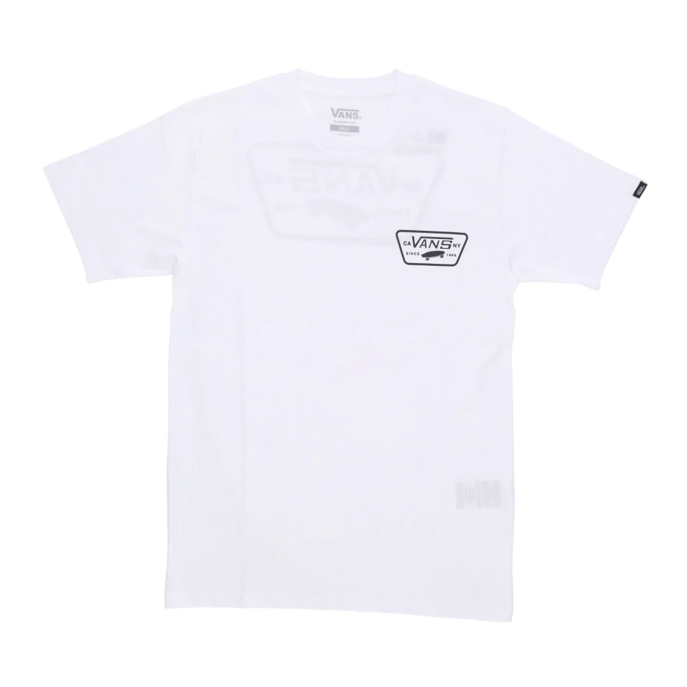 Vans Patch Back Tee Korte Mouw T-shirt White Heren