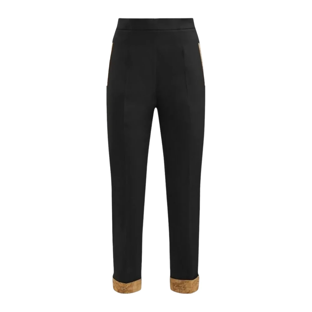Alviero Martini 1a Classe Geo Classic Zwarte Broek Black Dames