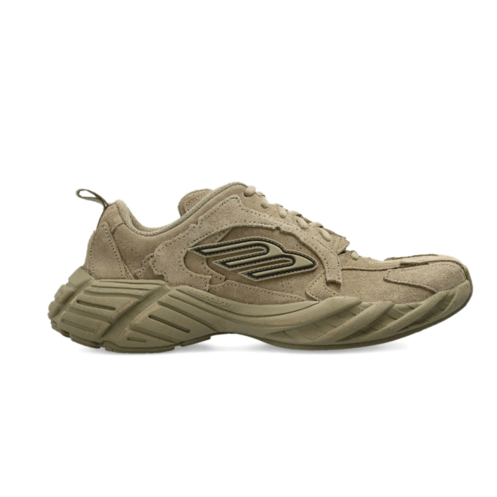 Balenciaga Suède Chunky Sole Sneakers Dames Schoenen Beige