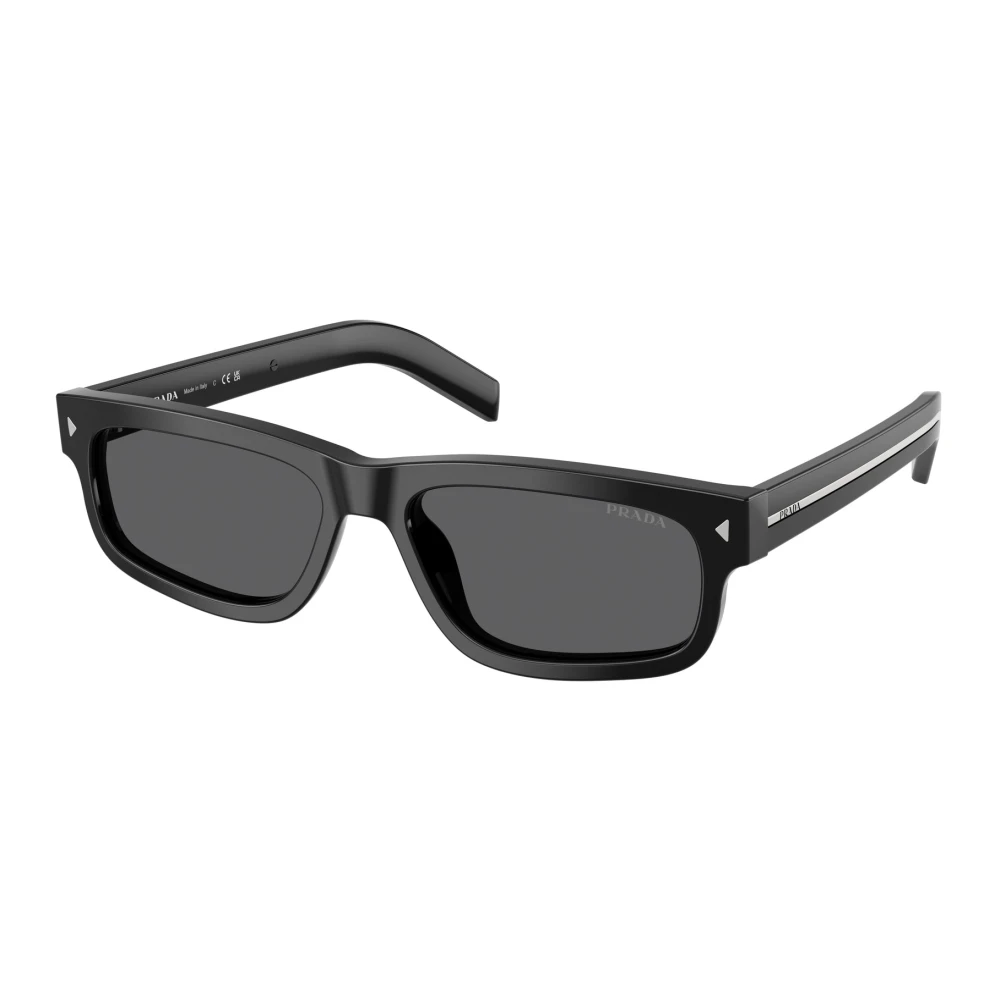 Prada Men's Black Stylish Sunglasses In Glossy - Sunglasses - 57 Mm - Accessories