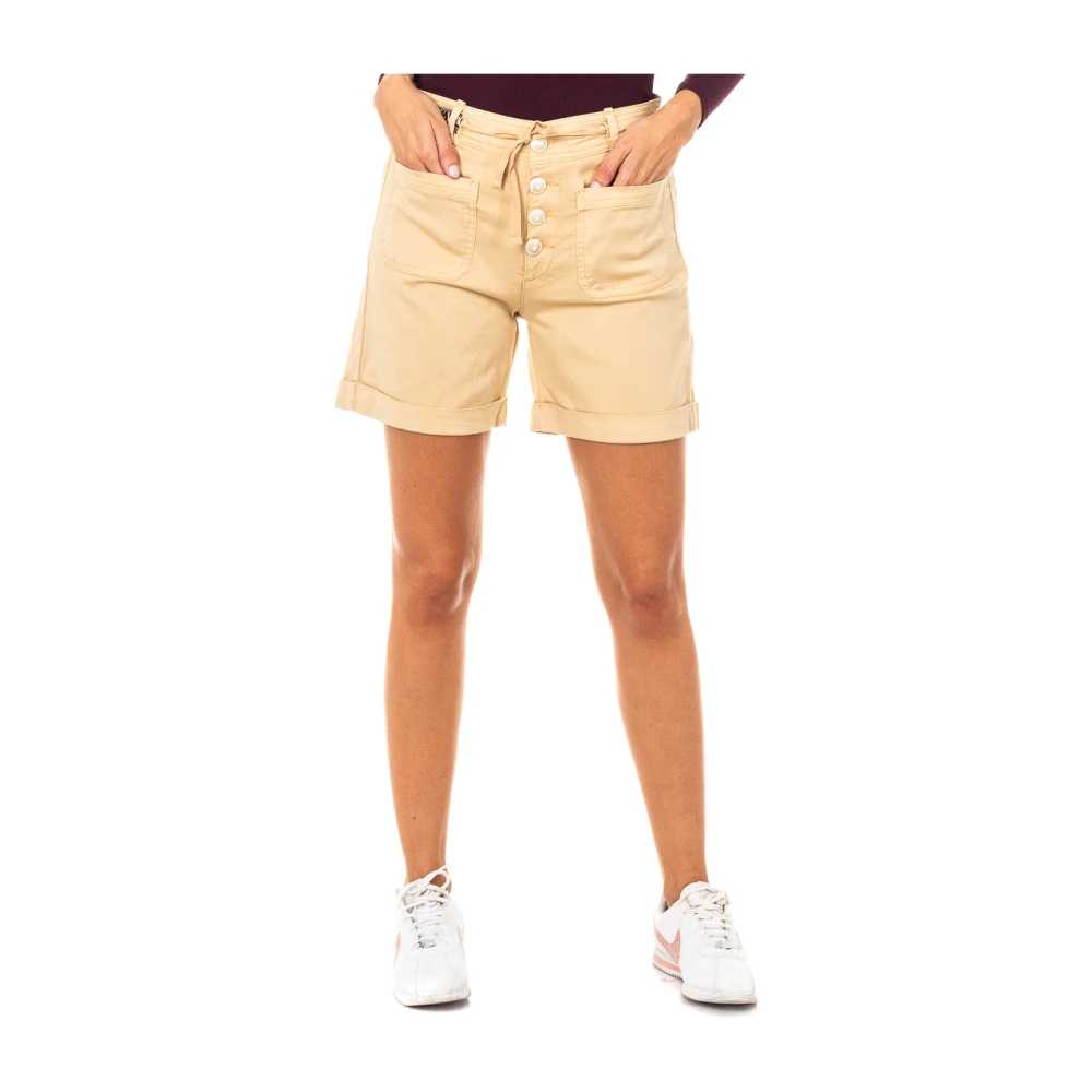 La Martina Donna Beige Pantaloncini, W26, New,