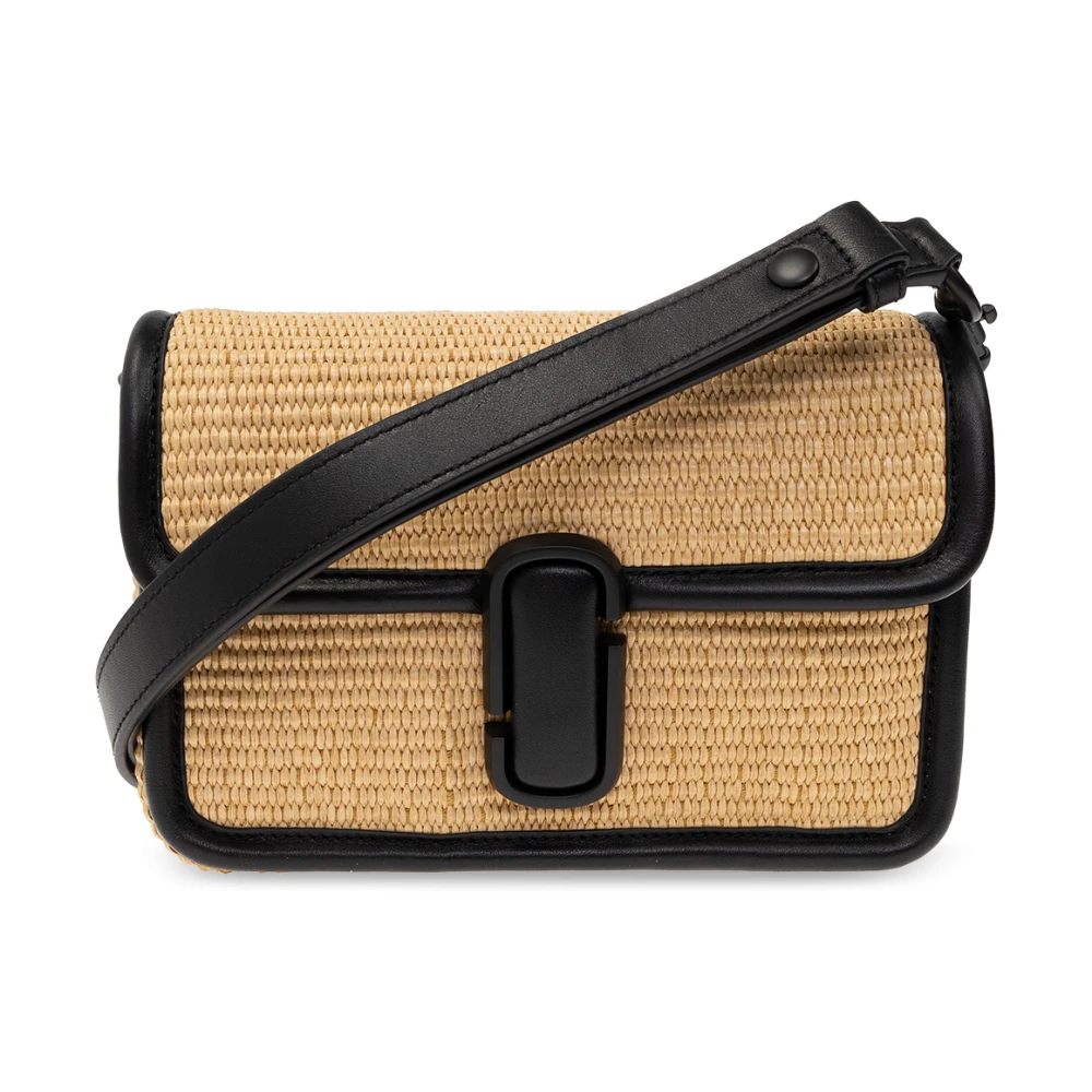 Marc Jacobs Beige The Woven J Marc Axelremsväska