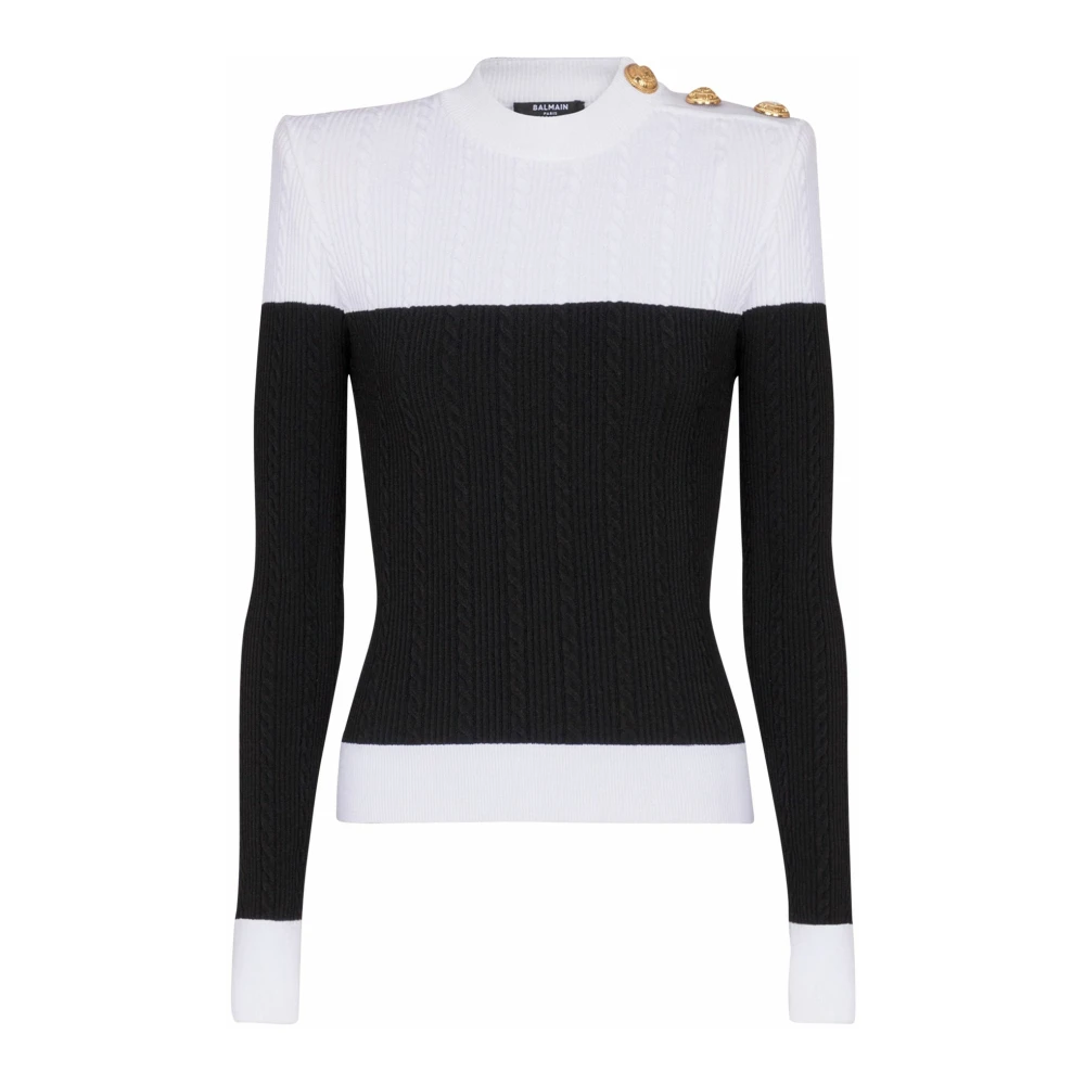 Knitwear > Round-neck Knitwear - - Balmain - Modalova