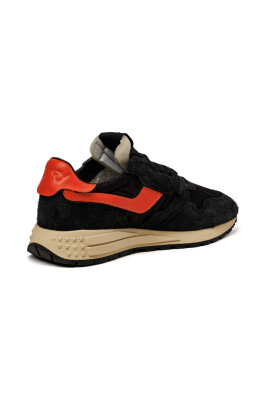 sneaker-reelwind-noir-orange-leger-flexible