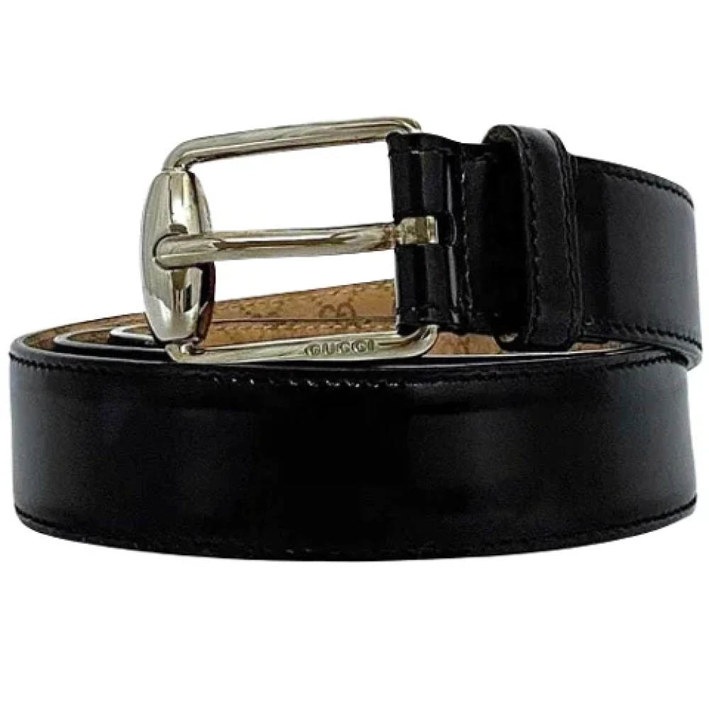 Gucci Vintage Pre-owned Leather belts Black Heren