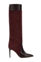 bottines-a-talons-aiguilles-en-daim-bordeaux