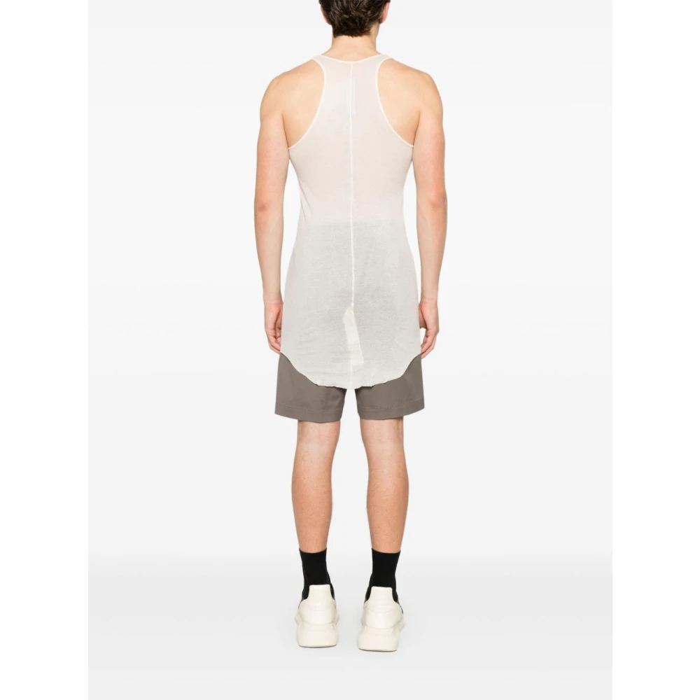 Rick Owens Geribbelde Tanktop White Heren