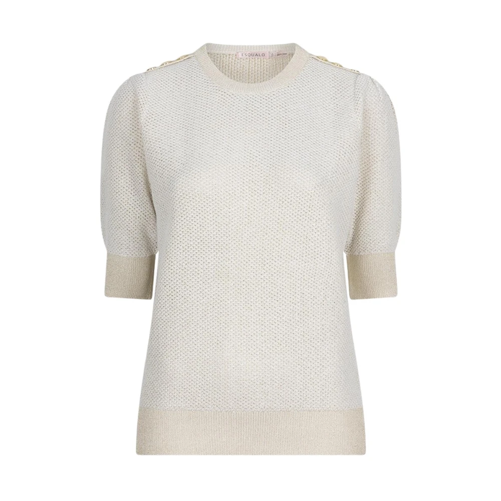 Esqualo Verzameling Pullover Sweater Licht Steen Beige Dames