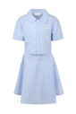 robe-rayee-en-coton-a-manches-courtes