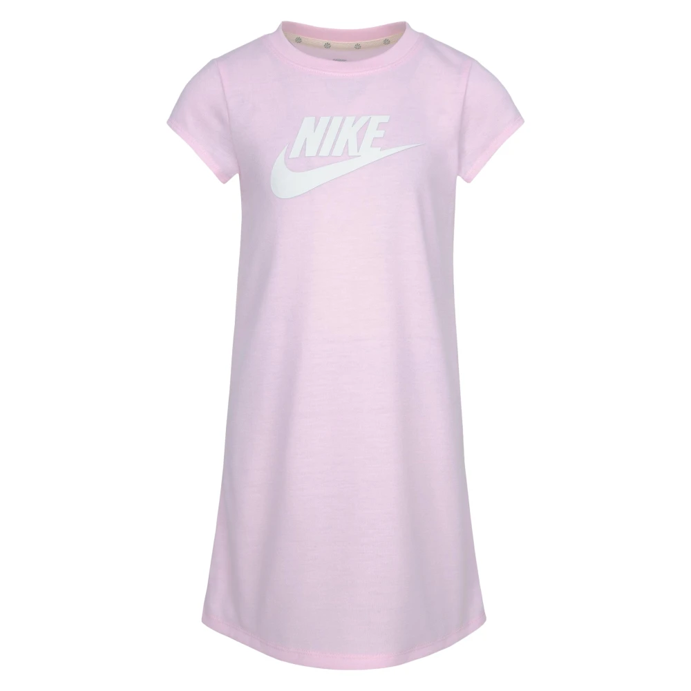 Nike Girls Pink Dresses, 3 Y, Futura T-Shirt Dress