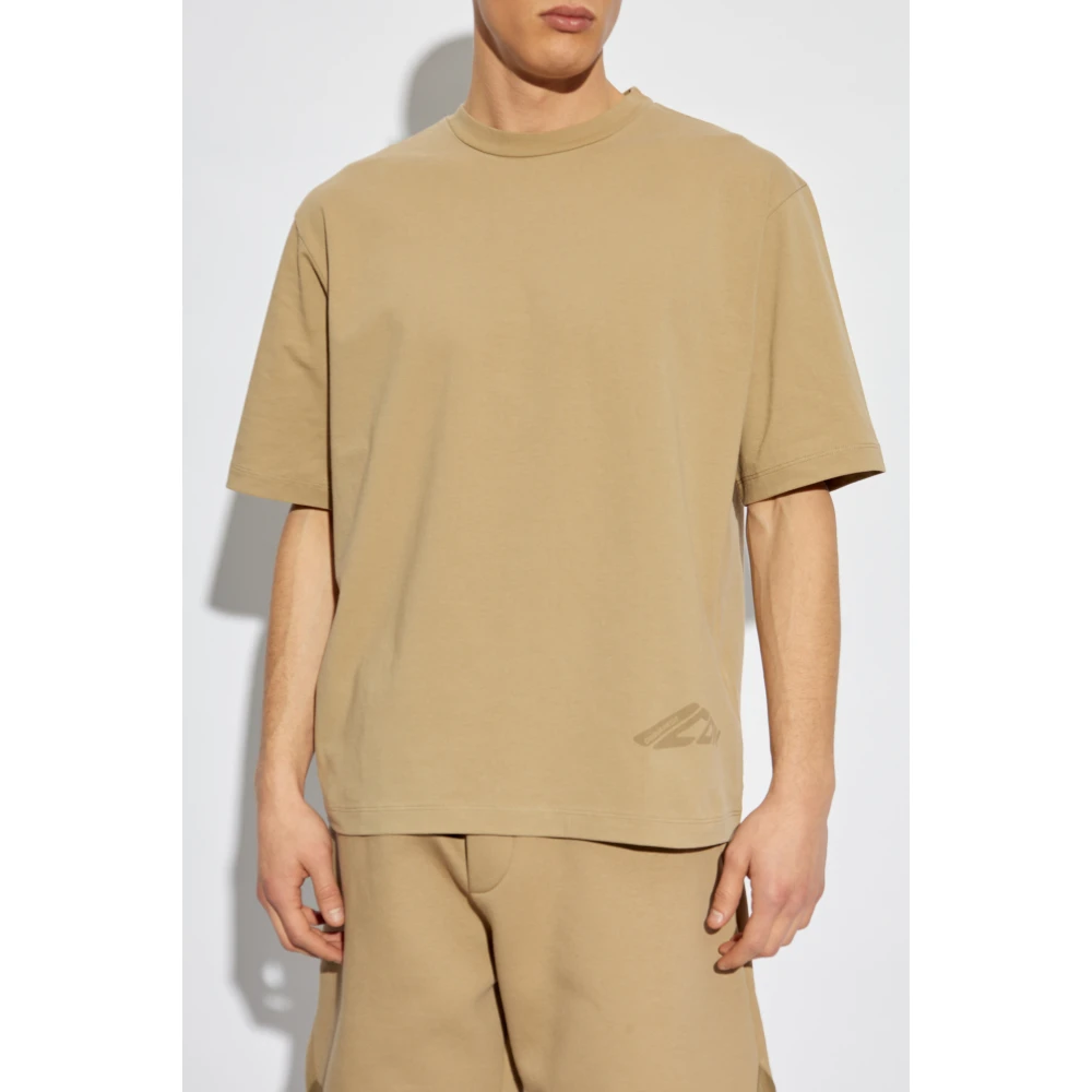 Dsquared2 T-shirt met logo Green Heren