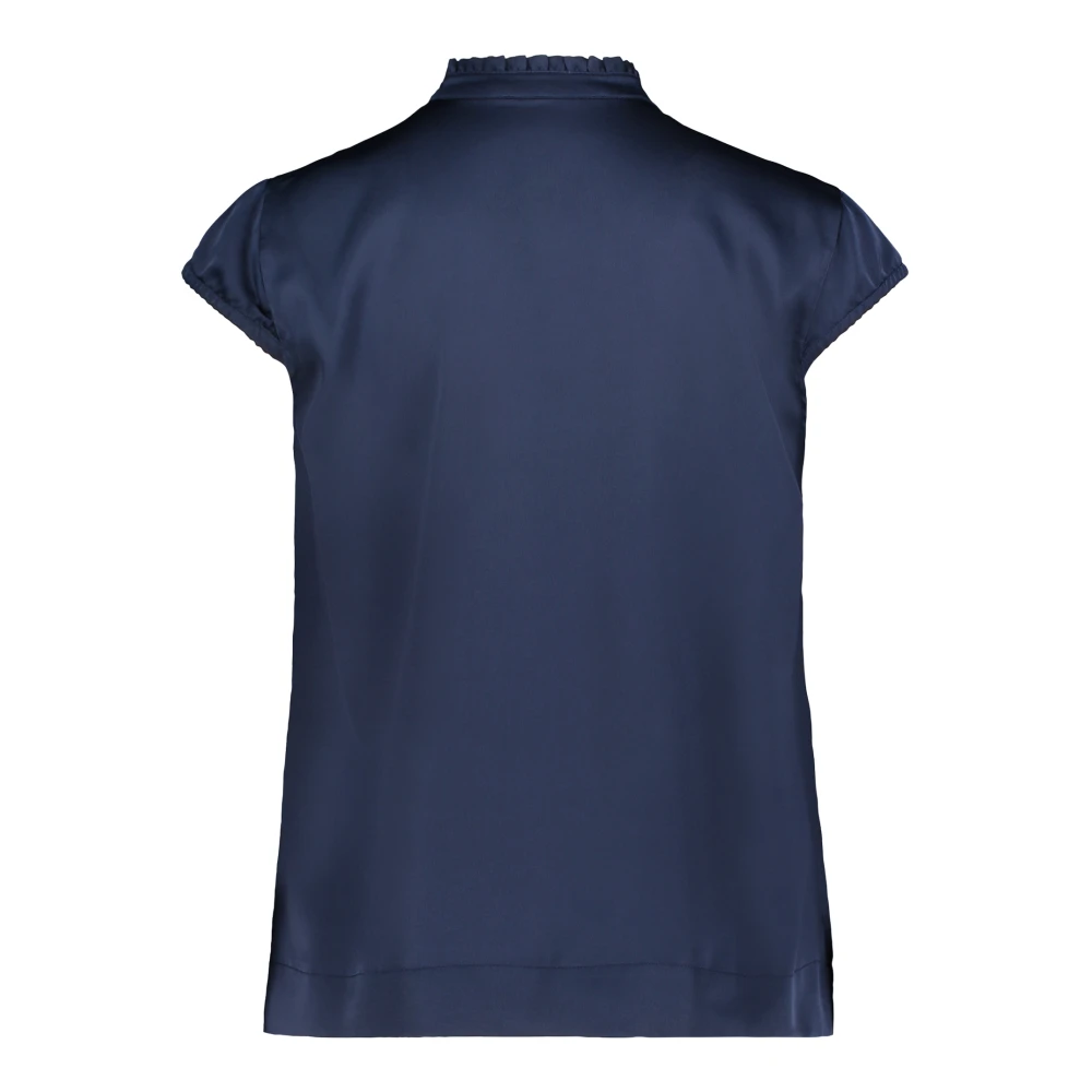 Betty & Co Korte mouwen blouse Blue Dames