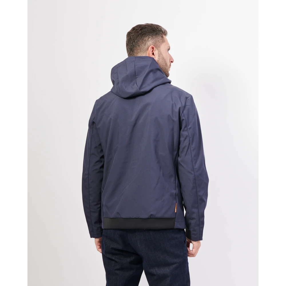 Suns Blauwe Prestatie Nylon Jas Blue Heren