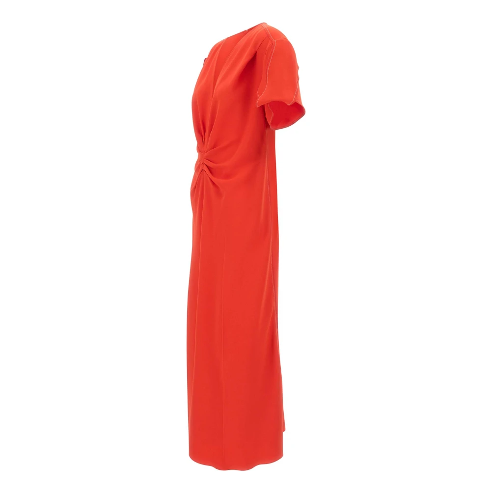 Victoria Beckham Rode Jurk Abito Red Dames