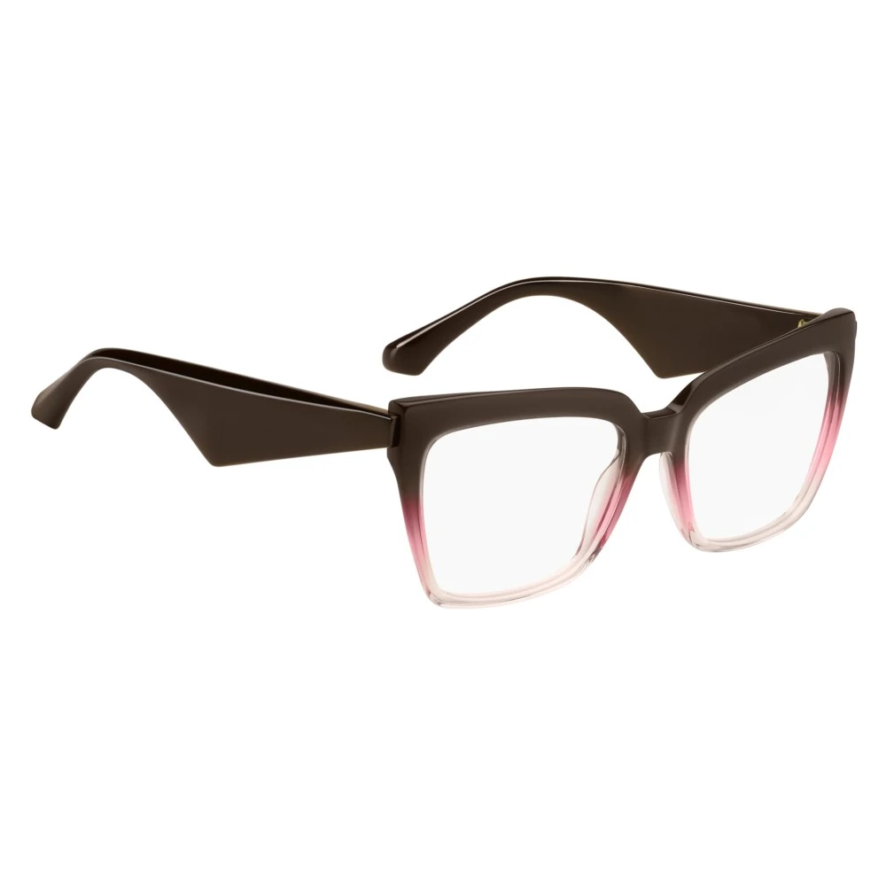 ETRO Bruin Fuchsia Brillenmonturen Brown Unisex