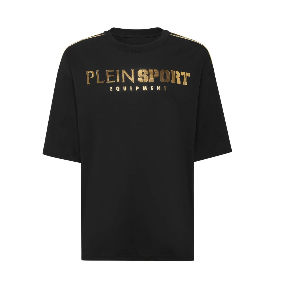 Plein Sport Men's Black T-Shirts, Xl, T-Shirt Round Neck