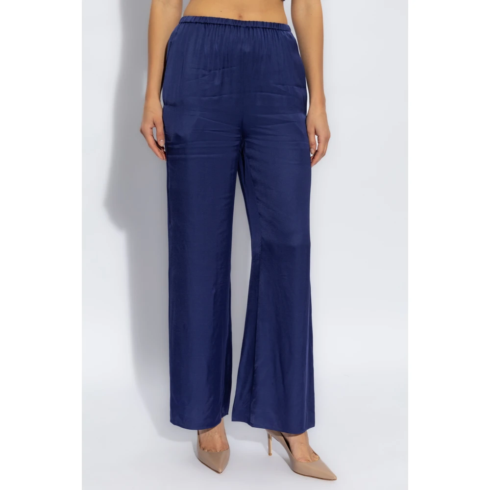 Diane Von Furstenberg Satijnen broek Gianna Blue Dames