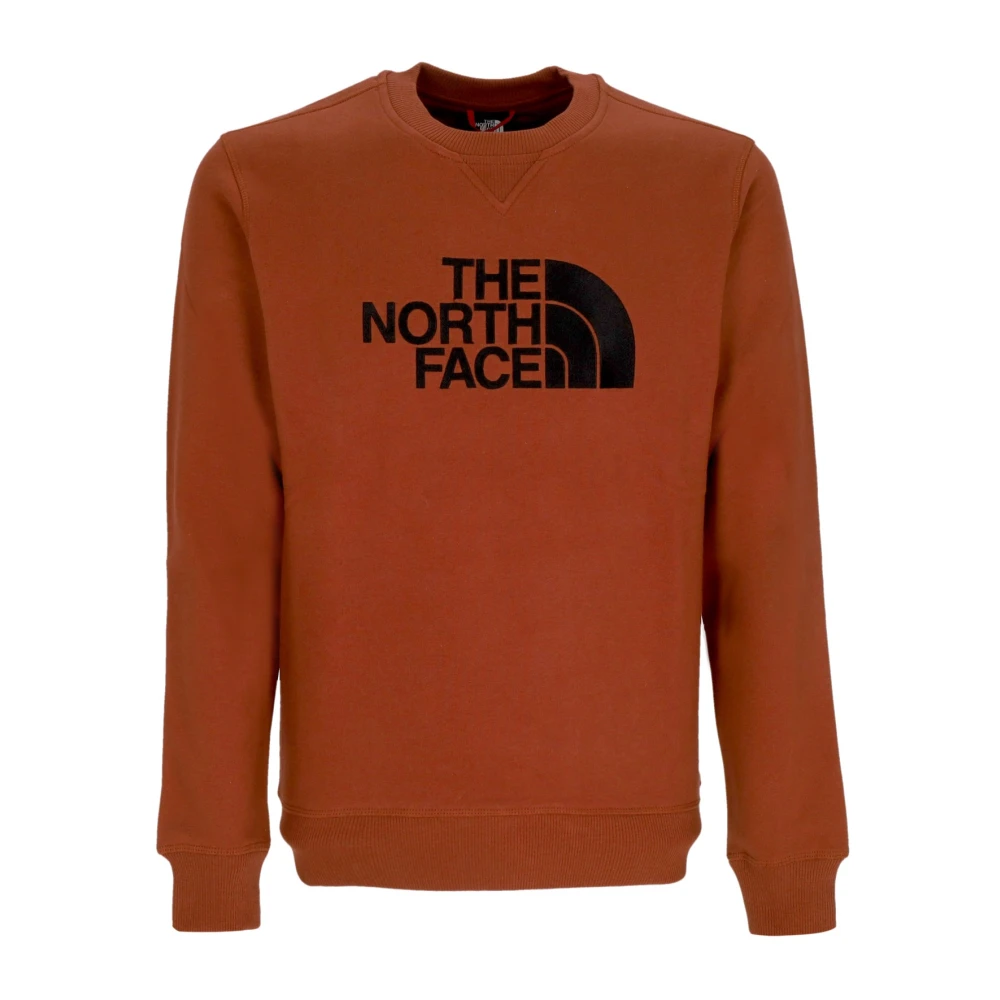 The North Face Brandy Brown Crewneck Sweatshirt Drew Peak Brown Heren