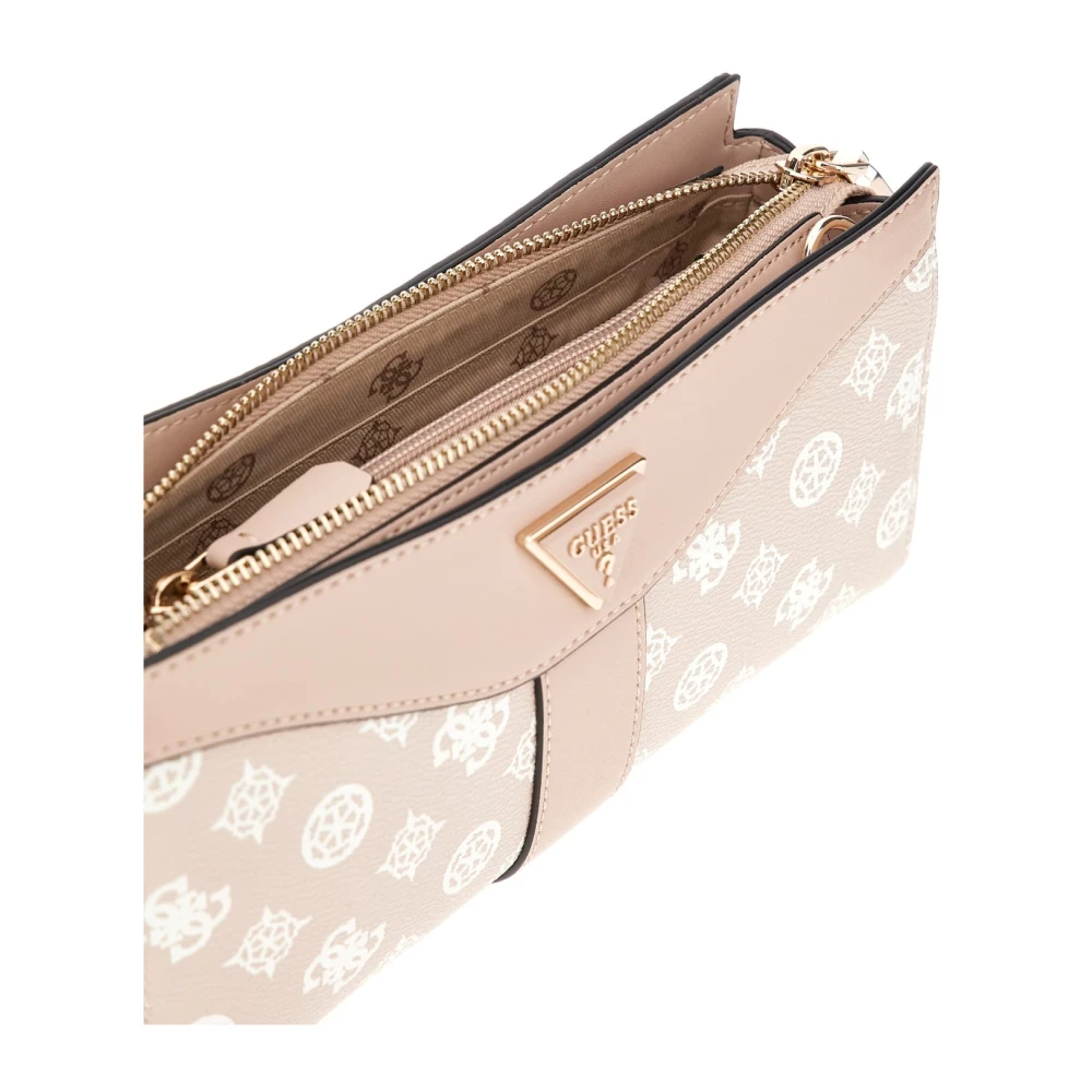 Guess Kleine Sand Logo Schoudertas Pink Dames