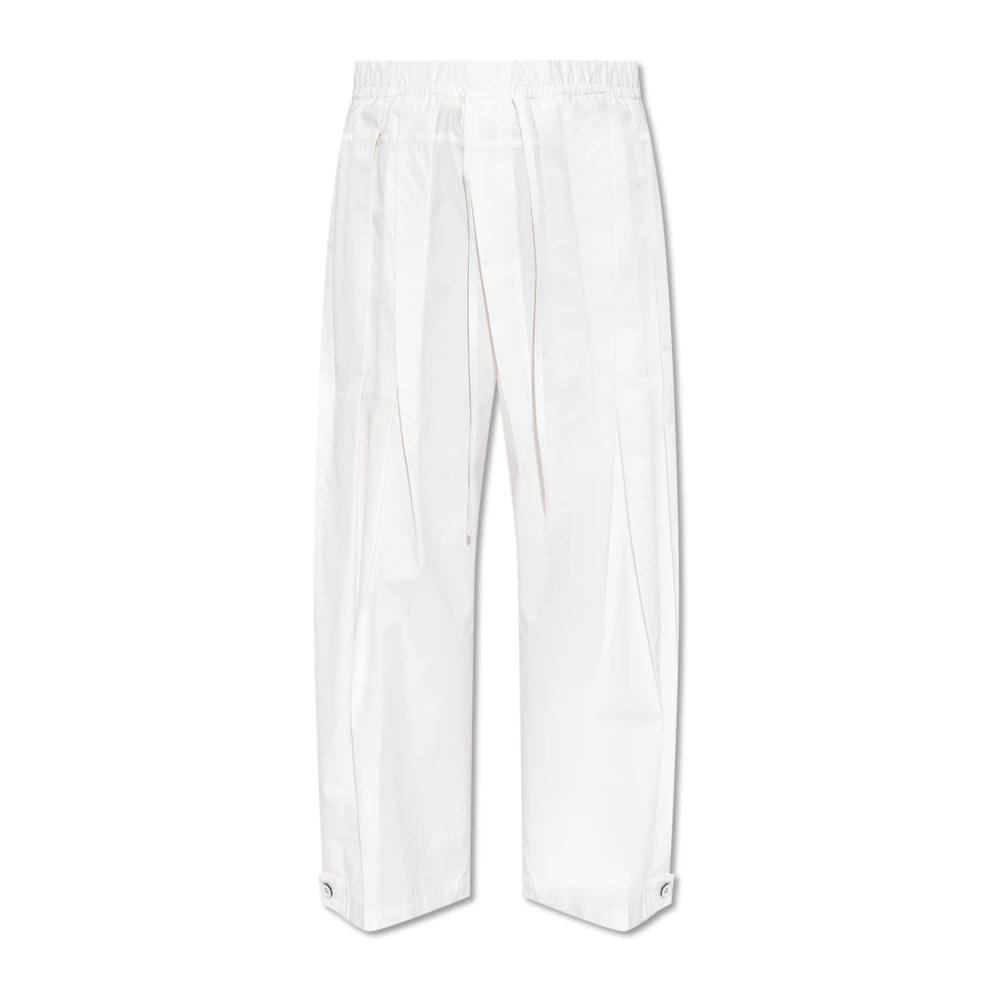 Jil Sander Mujer Blanco Pantalones, : Extra Pequeño