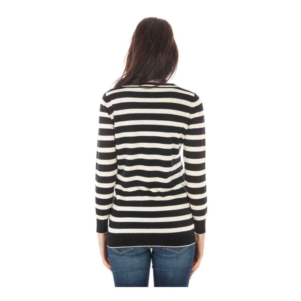 Fred Perry Zwarte Longsleeve Top Black Dames