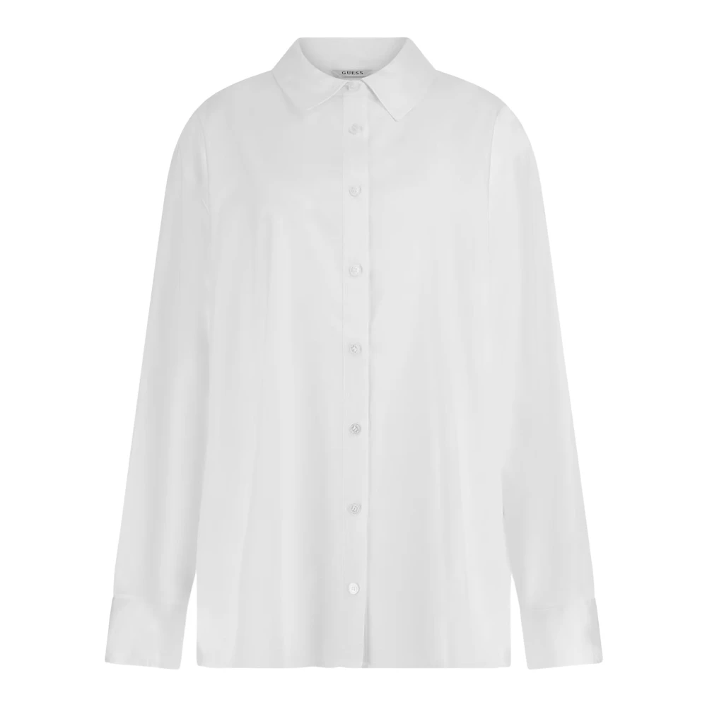 Guess Classic Relaxed Fit Shirt White Dames