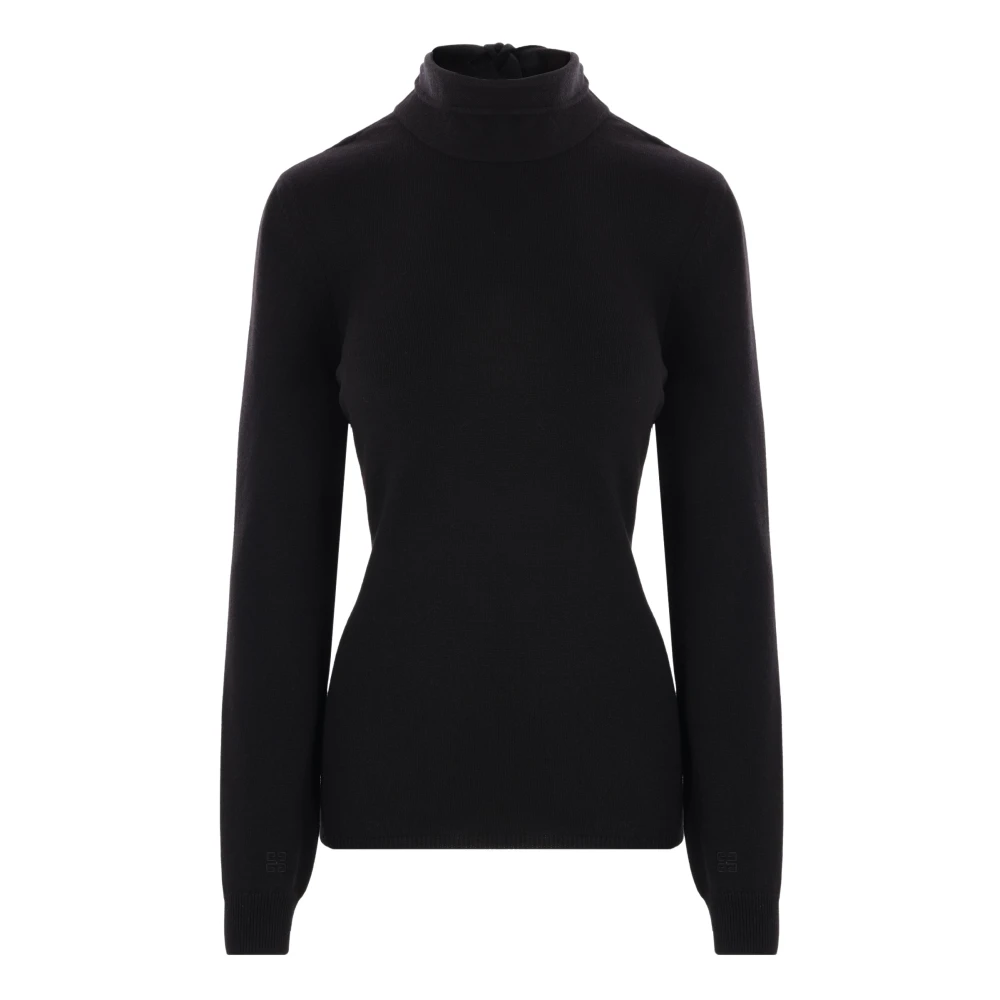 Givenchy Open Back Truien Sweater Black Dames