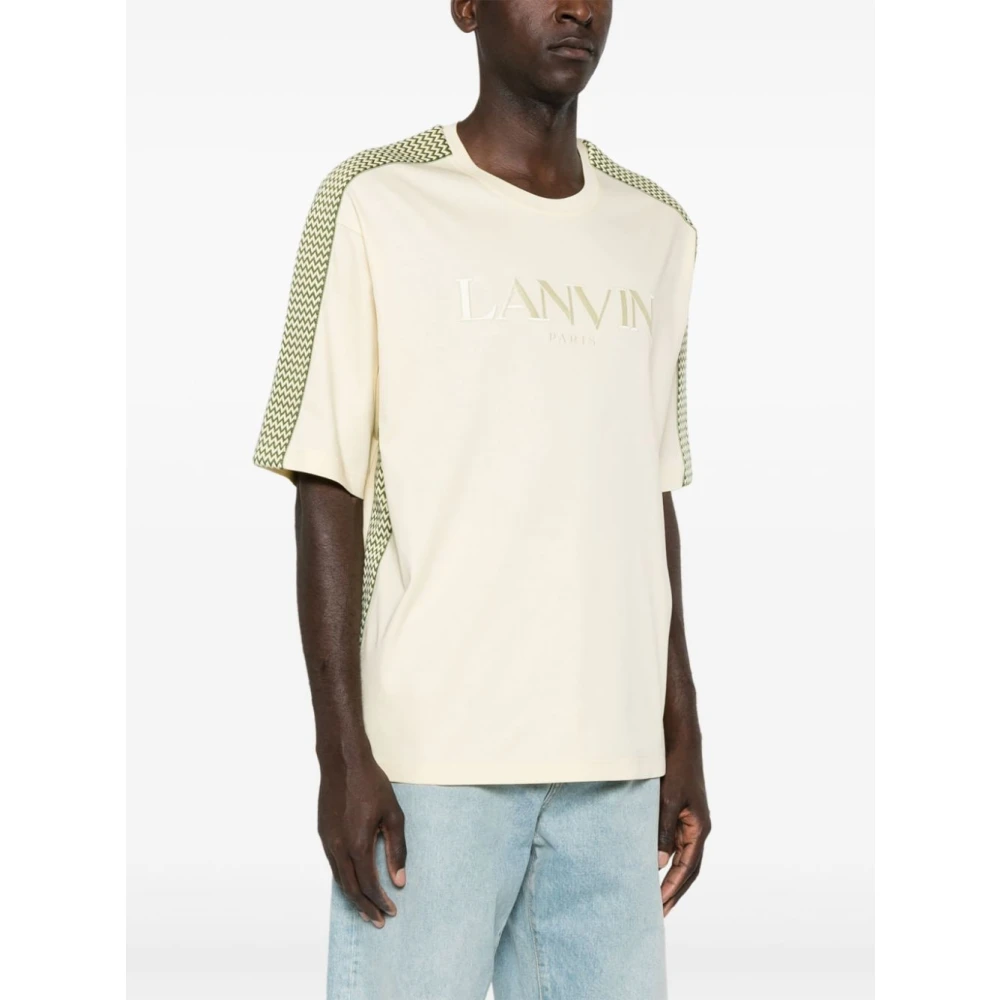Lanvin Stijlvolle T-shirts en Polos Beige Heren
