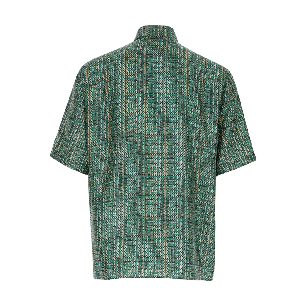 Fendi Short Sleeve Shirts Multicolor Heren