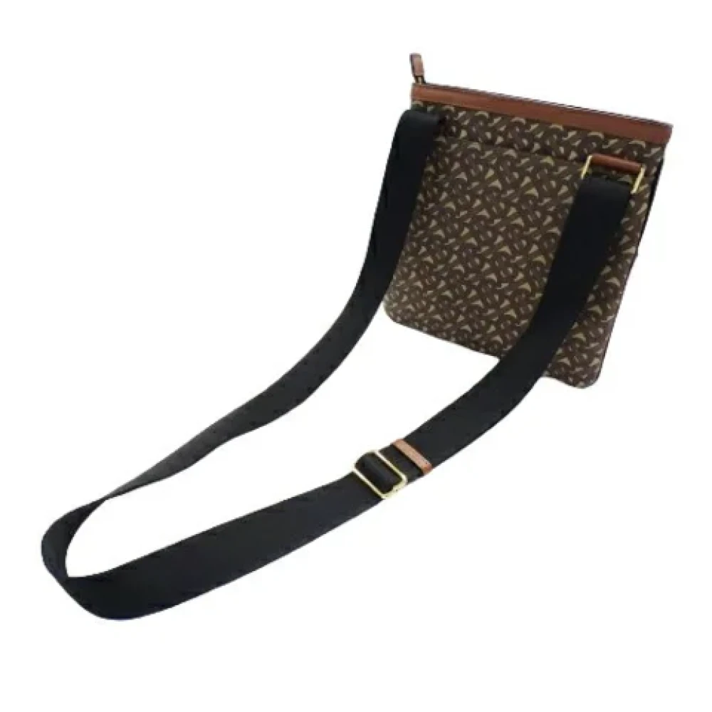 Burberry Vintage Pre-owned Plastic shoulder-bags Brown Dames