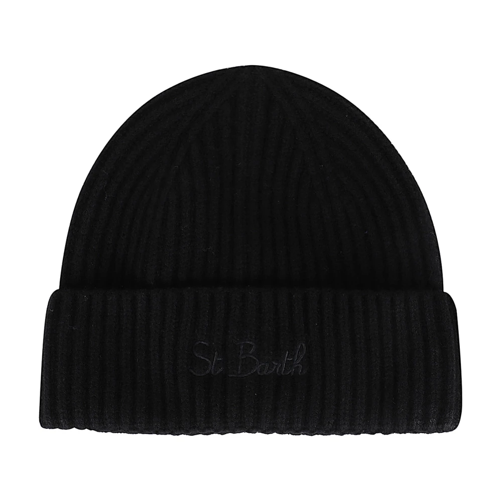 MC2 Saint Barth Gebreide muts Wintermode Black Dames