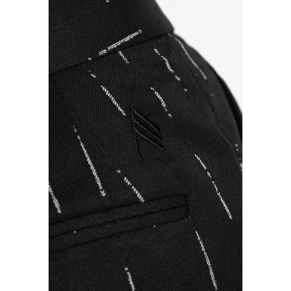 The Attico Wollen broek Black Dames