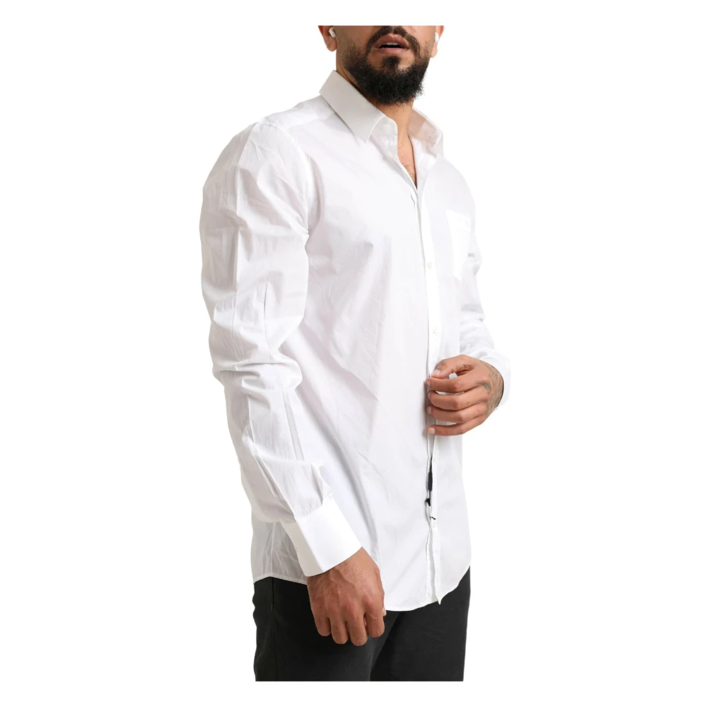 Dolce & Gabbana Formele Tuxedo Overhemd White Heren